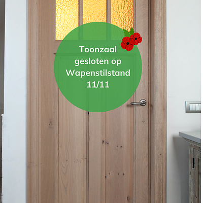 Toonzaal gesloten op Wapenstilstand 11/11