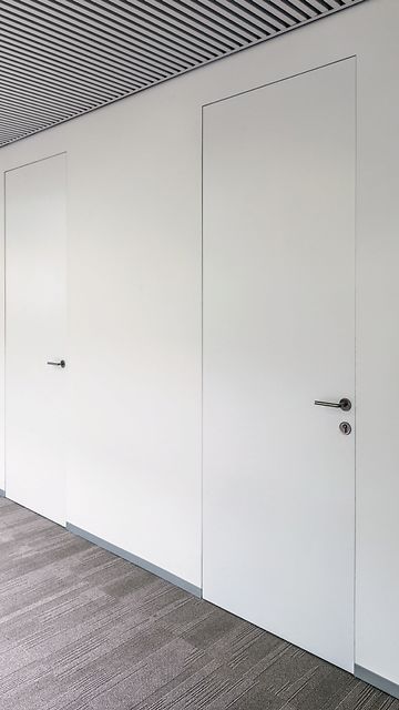 Argenta Invisidoor kader Basic deurblad in voorlak wit