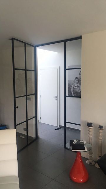 Dubbele smeedijzeren deur 8 verdelingen